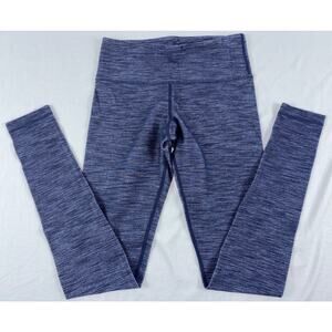Lululemon Wunder Under Leggings Heathered Blue Size 4
